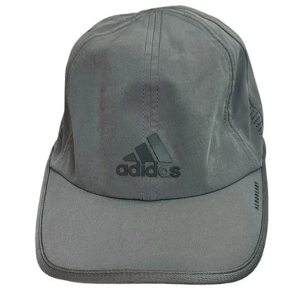Adidas AEROREADY Gray Baseball Cap Hat One Size Moisture Wicking Unisex VG
